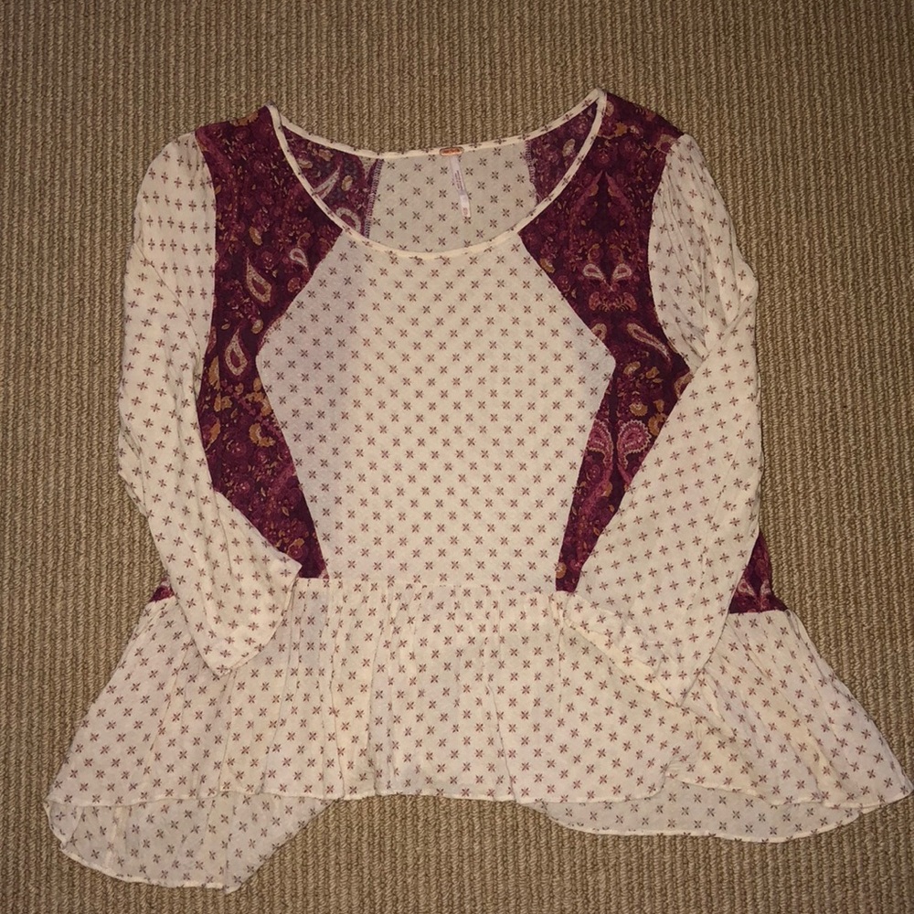 Free People Paisley Blouse
